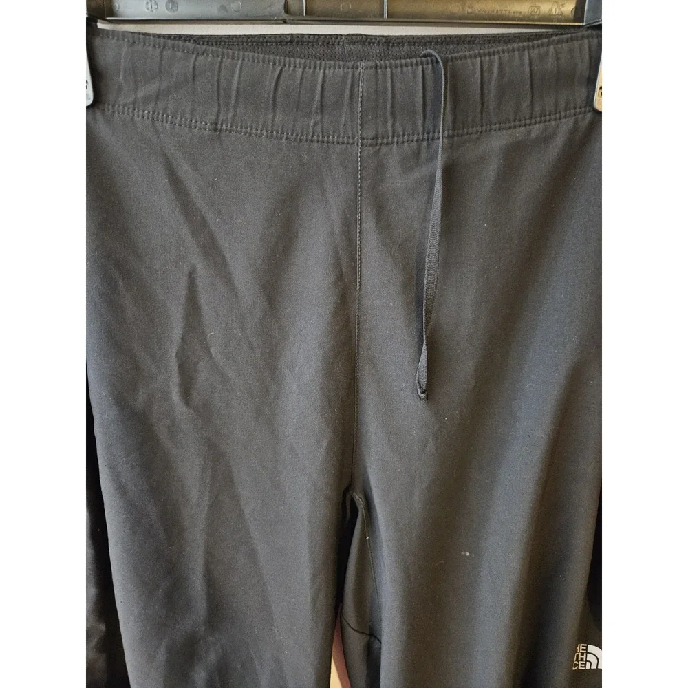 The North Face Men's Softshell Pants‎ Black Large Stretch Zip Ankle Outdoor